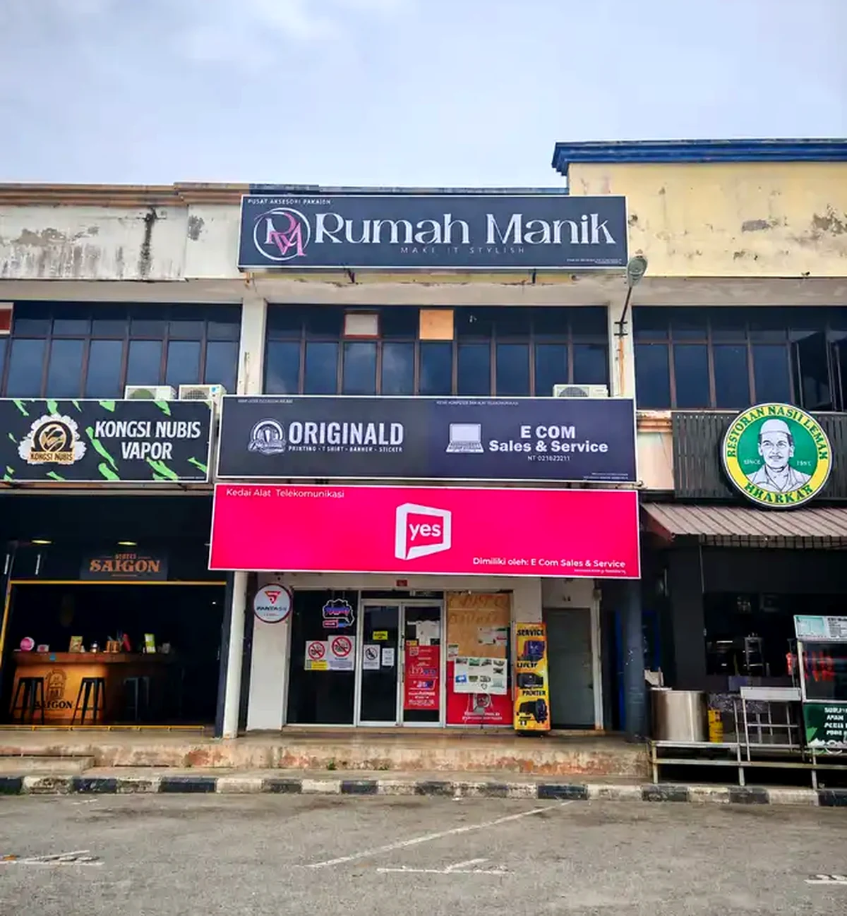 Kedai Originald Vaporverse di Taman Cempaka, Ipoh